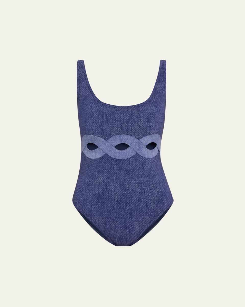Aelin Scoop-Neck One-Piece Swimsuit